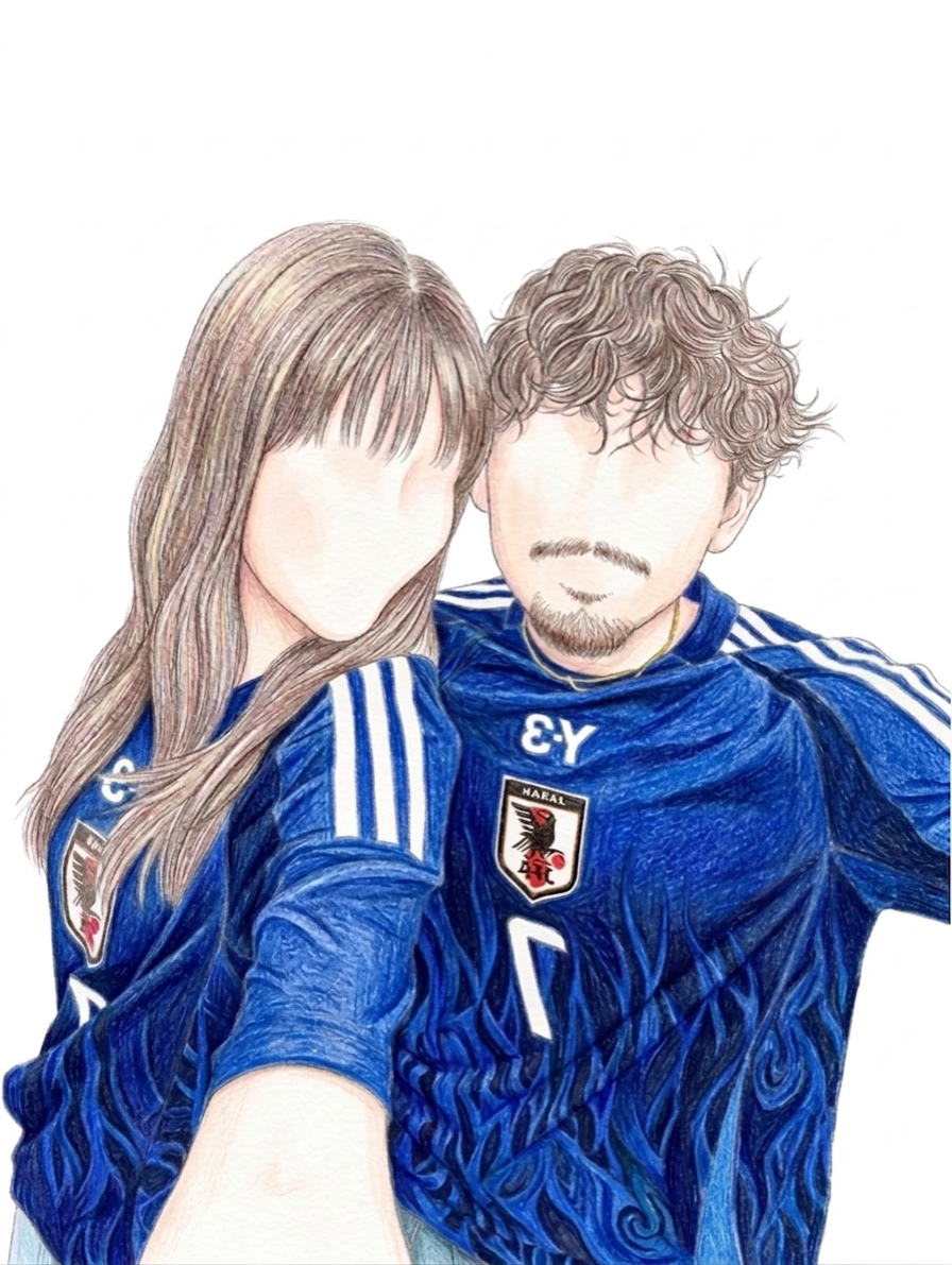 Livsand オリジナルイラスト – 和装＋愛犬